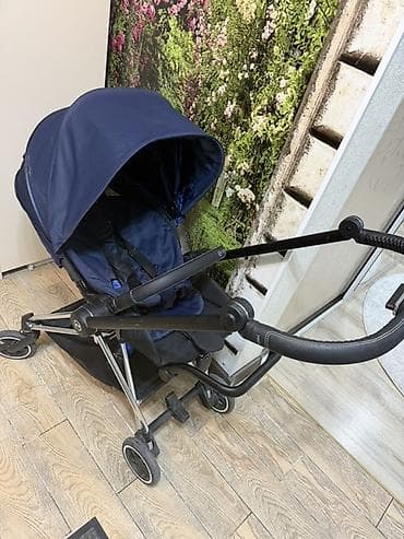 second hend: Коляска, Cybex, цвет - Голубой, Б/у — 2