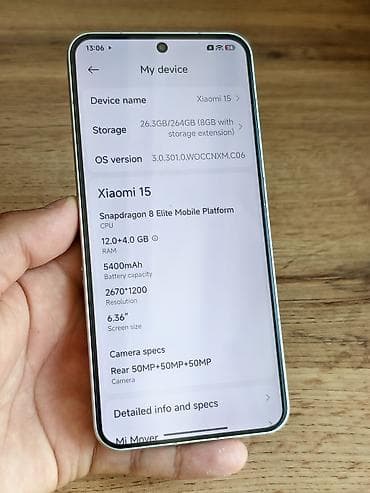 nokia e50: Xiaomi, 15, Б/у, 256 ГБ, цвет - Белый, 2 SIM — 6