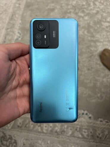 id 6: Redmi, Redmi Note 12S, Колдонулган, 256 ГБ, түсү - Көгүлтүр, 2 SIM — 1