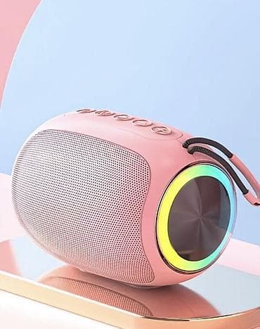 Жылытуу приборлору: Стильная Bluetooth-колонка с подсветкой 🔥 Идеальное сочетание дизайна — 1