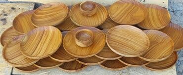 кухонный раковины: Посуда из дерева для кафе ресторанов. Отличный подарок. Этно посуда — 9