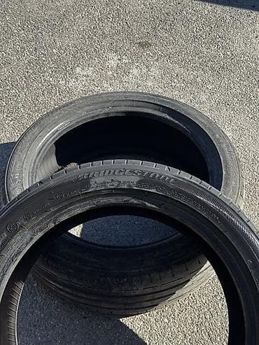 rays volk: Шины 225 / 45 / R 18, Лето, Б/у, Пара, Bridgestone — 1