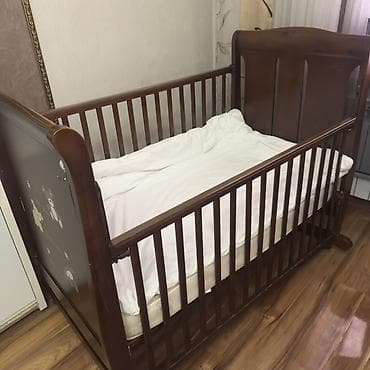 Үй жана бакча үчүн башка буюмдар: Люлька, Бешик, Жыгач, түсү - Күрөң — 4