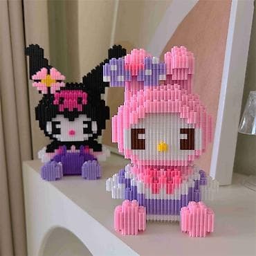 kuromi: Конструктор 3D из мини-блоков – фигурки в стиле Kuromi и My Melody в — 2