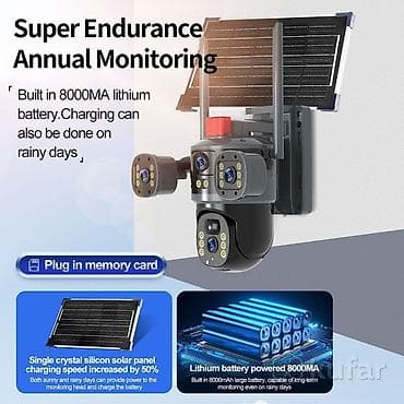 ниже: Описание Модель камеры видеонаблюдения V380 Al Solar Camera SMP — 4