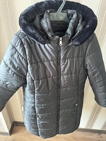 Пуховик, По колено, Стеганый, L