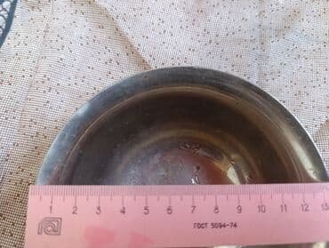 кружка металлическая: Продается чашка с ножкой посеребренная. мельхиор с надписью Ереван — 5