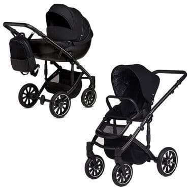 Коляскалар: Балдар арабасы, түсү - Кара, Колдонулган — 2