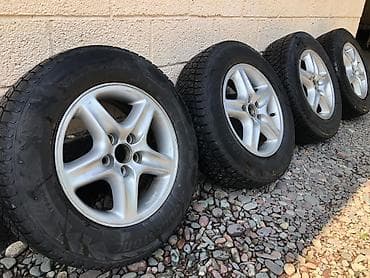 шина с дисками: Колеса в сборе 215 / 70 / R 16, Зима, Б/у, Комплект, Легковые, Литые, отверстий - 5 — 1
