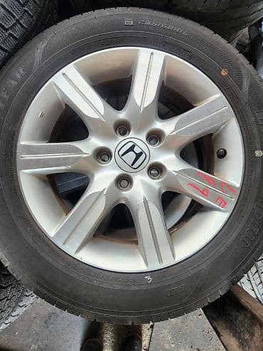 зимние шины хонда фит: Колеса в сборе 205 / 60 / R 16, Лето, Б/у, Комплект, Легковые, Литые, отверстий - 5 — 1