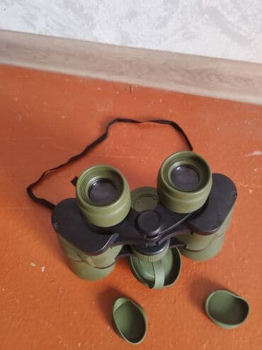 Бинокли: Бинокль полевой, армейского типа, в защитном зелёном цвете — 2