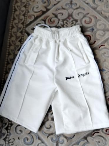 ange: Белые спортивные шорты Palm Angels. размер М - Цвет: белый с — 1