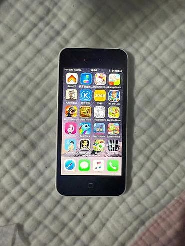 nintendo 3d: IPhone 5c, Б/у, Белый, Кабель — 7