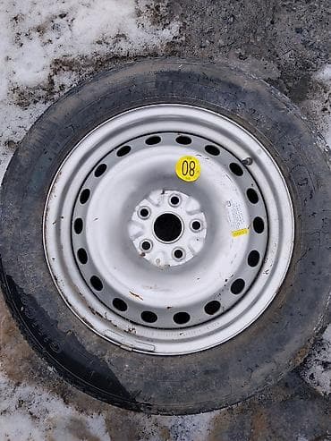 лампа фото: Колеса в сборе 215 / 60 / R 17, Лето, Б/у, 1 шт, Легковые, Железные, отверстий - 5 — 2