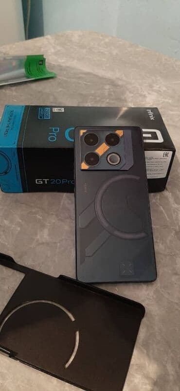 универсальные мобильные батареи для планшетов skymaxx: Infinix GT 20 Pro, Колдонулган, 128 ГБ, түсү - Кара, 2 SIM — 3