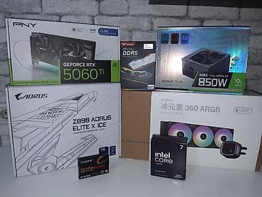 core: Компьютер, ОЗУ 32 ГБ, Для работы, учебы, Новый, Intel Core i7, HDD + SSD — 1