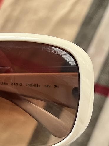 Кошельки: Солнцезащитные очки очки, Prada, Унисекс, Нестандартные, Линзы поляризованные, Б/у — 7