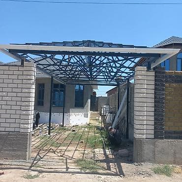 Садовая мебель: Навес [арка,адно скад, канверть, метал конструкции, ступенка каркас — 6