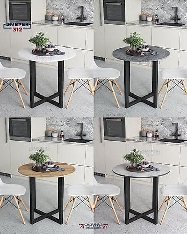 кухунный стол: Тегерек үстөл 🔥 Көзгө жөнөкөй көрүнөт, бирок колдонгондо айырмасын — 2