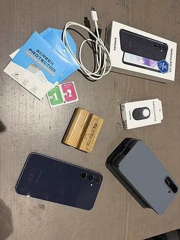 Samsung Galaxy A55 5G, Б/у, 256 ГБ, цвет - Синий, 2 SIM — 3