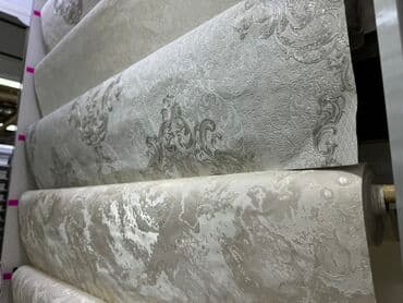 обои на мебель: Рулоны обоев с узорами в нейтральных тонах. Представлены обои с — 1