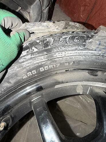 17: Колеса в сборе 225 / 55 / R 17, Б/у, Комплект, Литые — 2