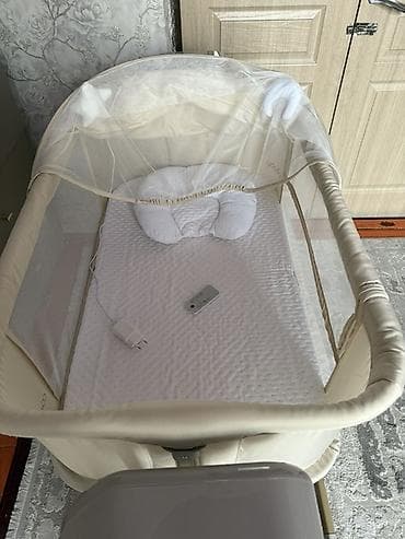 столдор сатылат: Люлька, Бешик, Металл, түсү - Саргыч боз — 3