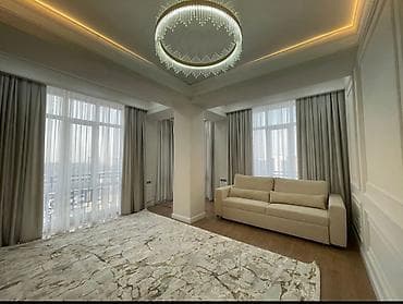 квартира рынок мадина: 2 комнаты, 60 м², Элитка, 8 этаж, Дизайнерский ремонт — 1