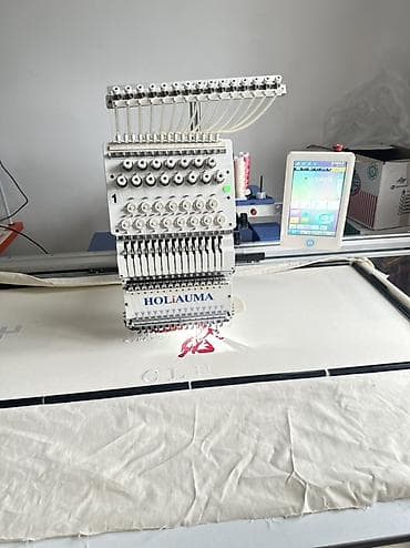 Оборудование для швейных цехов: Промышленная вышивальная машина HOLIAUMA с многоигольной головкой - — 3