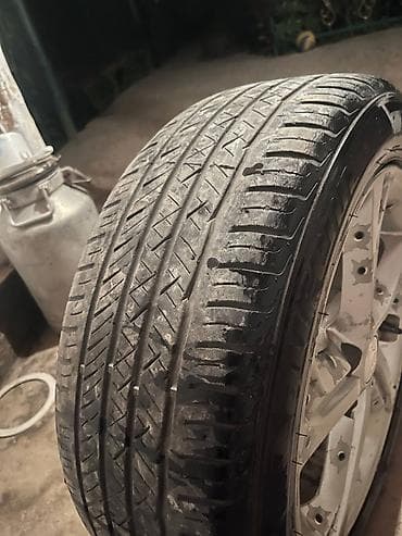 Транспорт: Колеса в сборе 215 / 55 / R 17, Лето, Б/у, Комплект, Литые, отверстий - 4 — 4