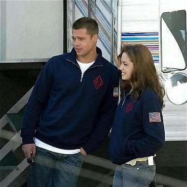 мужской талстовка: Темно‑синее худи/свитшот на молнии до середины груди (half‑zip) — 2