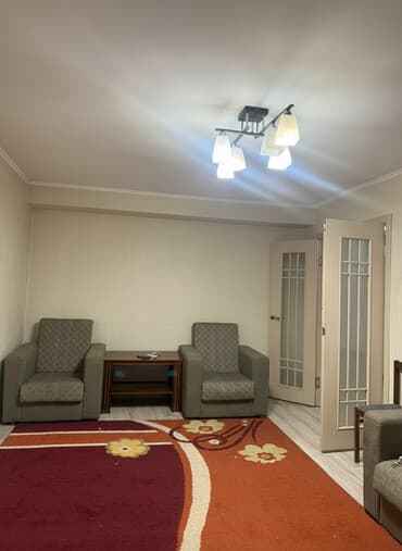 аренда квартир в бишкеке на долгий срок: 3 комнаты, С мебелью полностью — 1