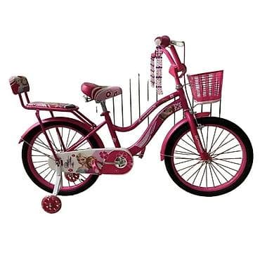 format velosiped: Детский велосипед, 2-колесный, 4 - 6 лет, Для девочки, Б/у — 1