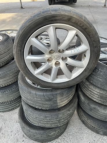 Дөңгөлөктөр монтажда 245 / 45 / R 18, Жай, Колдонулган, Комплект, Жеңил унаалар, Куйма, тешиктери - 5