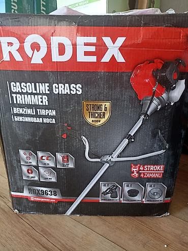 Бензиновый триммер 4 тактный ФИРМЫ Rodex предназначен для стрижки at lalafo.kg Бензиновый триммер 4 тактный ФИРМЫ Rodex предназначен для стрижки