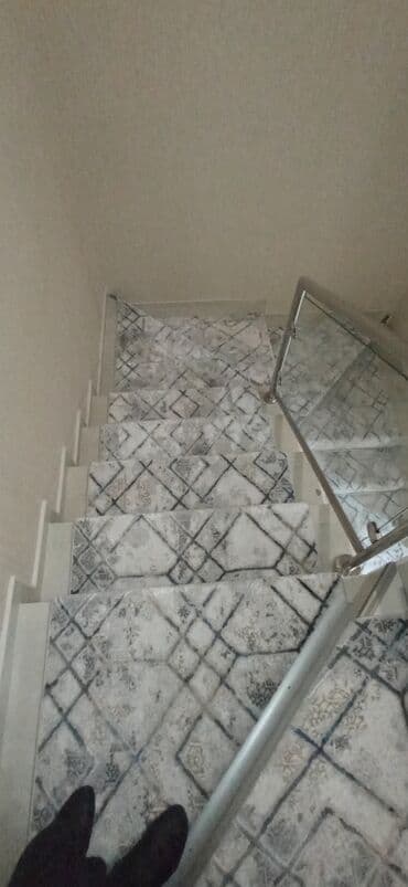 ковры дорожки паласы ковролин: Энсиз узун килем Жаңы, 80 см* 1 узундукту өлчөөчү м, Полиэстер, Геометрия, Накталай эмес/накталай төлөм — 7