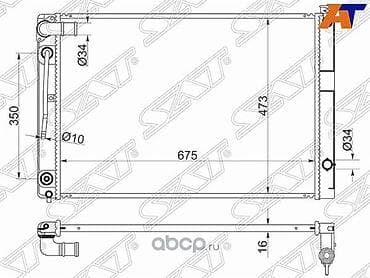 cube: Радиатор Toyota Alphard 2.4-3 куб новый А также все виды радиатора в — 3