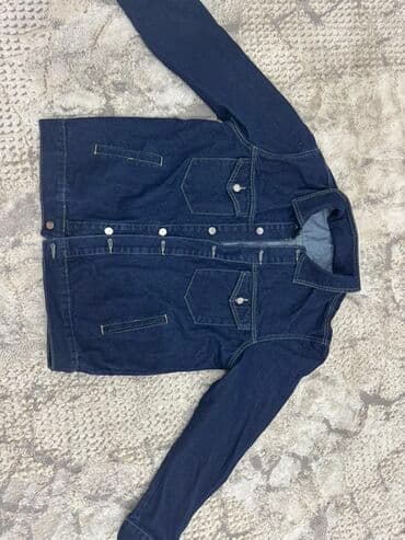 демисезонные куртки женские больших размеров: Джинсовая куртка, Классическая модель, Осень-весна, M — 1