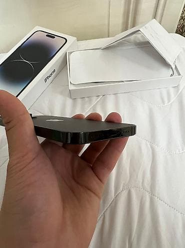 iphone 14 plus: IPhone 14 Pro Max, Б/у, 128 ГБ, Черный, Защитное стекло, Чехол, Кабель, 91 % — 4