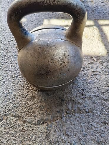 Гири: Гиря разборная с верхней ручкой - Материал: металл (чугун/сталь) - — 1