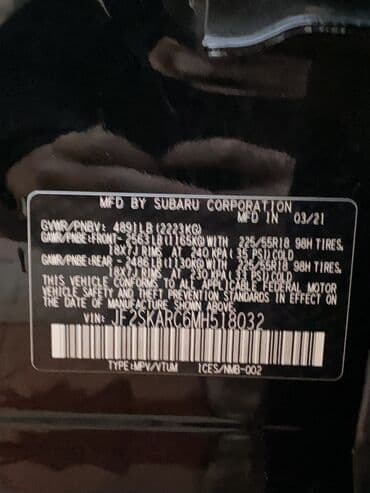 диск на форестер: Subaru Forester: 2021 г., 2.5 л, Автомат, Бензин, Кроссовер — 19