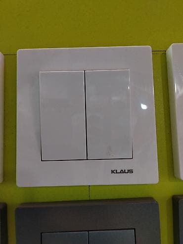 plaud note: Двухклавишный электрический выключатель KLAUS, накладной тип — 1