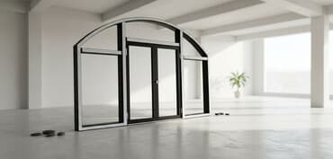 навесы из дерева: Представляем арочную оконную раму, отличающуюся изогнутой верхней — 1