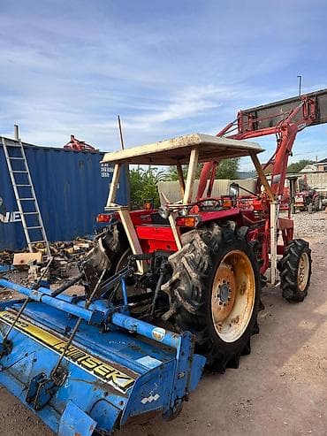 YANMAR Мини-тракторлор: Минитрактор Yanmar FX305 с фронтальным погрузчиком и почвофрезой — 3
