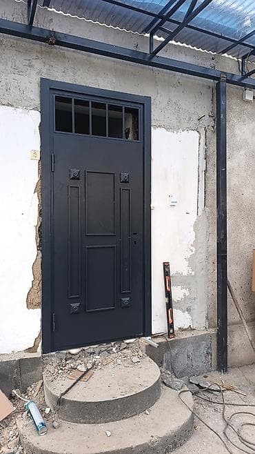 Накладки для дверей: Металлическая дверь на заказ, Для частного дома, Двухстворчатая, Стальная — 3