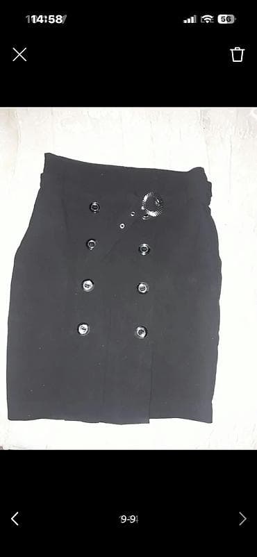 юбки джинсы: Платье, легкое летние удобные юбки легкие красивые, Юбка темная — 4