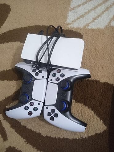 ps2 to hdmi: Игровой комплект: мини-приставка + 2 беспроводных геймпада - — 1