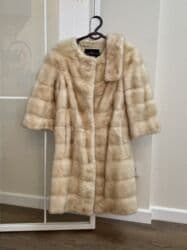 Прокат одежды: Шуба, Норка, По колено, S — 1