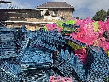декоры для сада: Пластиковый Ящик, Новый — 1