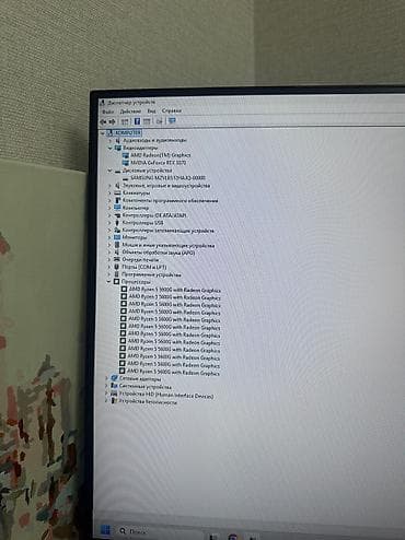 Стол компьютерлери жана комлектөөчүлөр: Компьютер, ядролор - 6, ОЭТ 16 ГБ, Татаал эмес тапшырмалар үчүн, Колдонулган, AMD Ryzen 5, NVIDIA GeForce RTX 3070, NVMe — 9